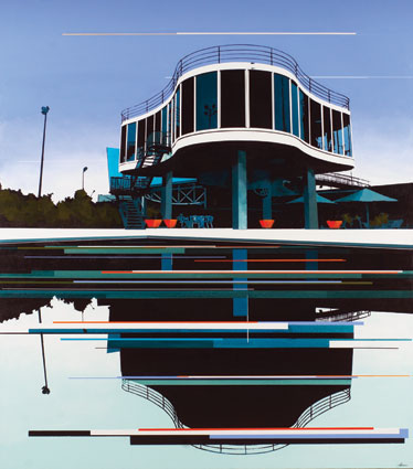 Artwork: Brisbane Centenary Pool Violet