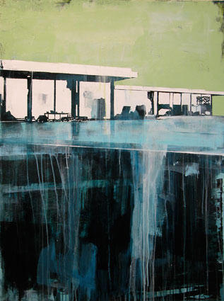 Artwork: Modern Home Copy Green Sky