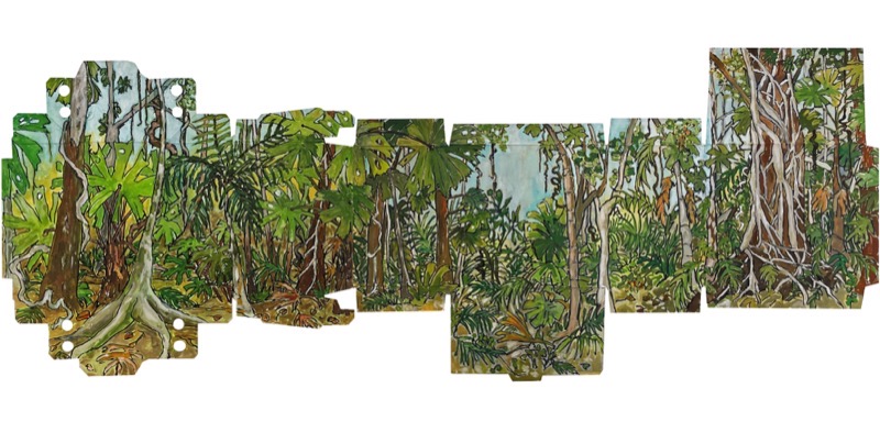 Artwork: Kulki Rainforest Clearing