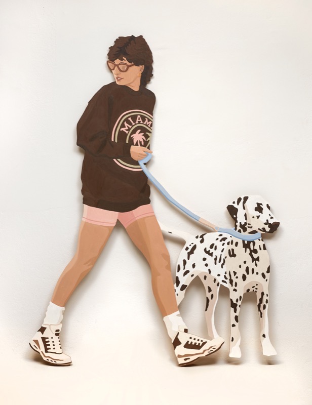 Artwork: Her Dalmatian Was More Accessory Than Companion