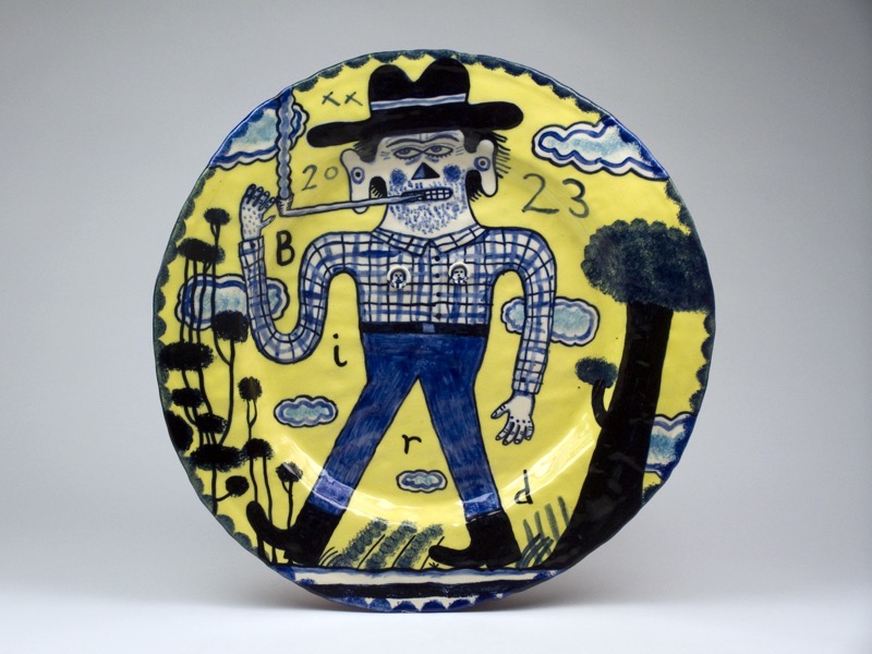 Artwork: Walking Man With Pipe