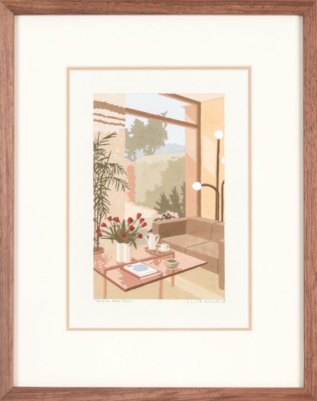 Artwork: Rose and Tea study