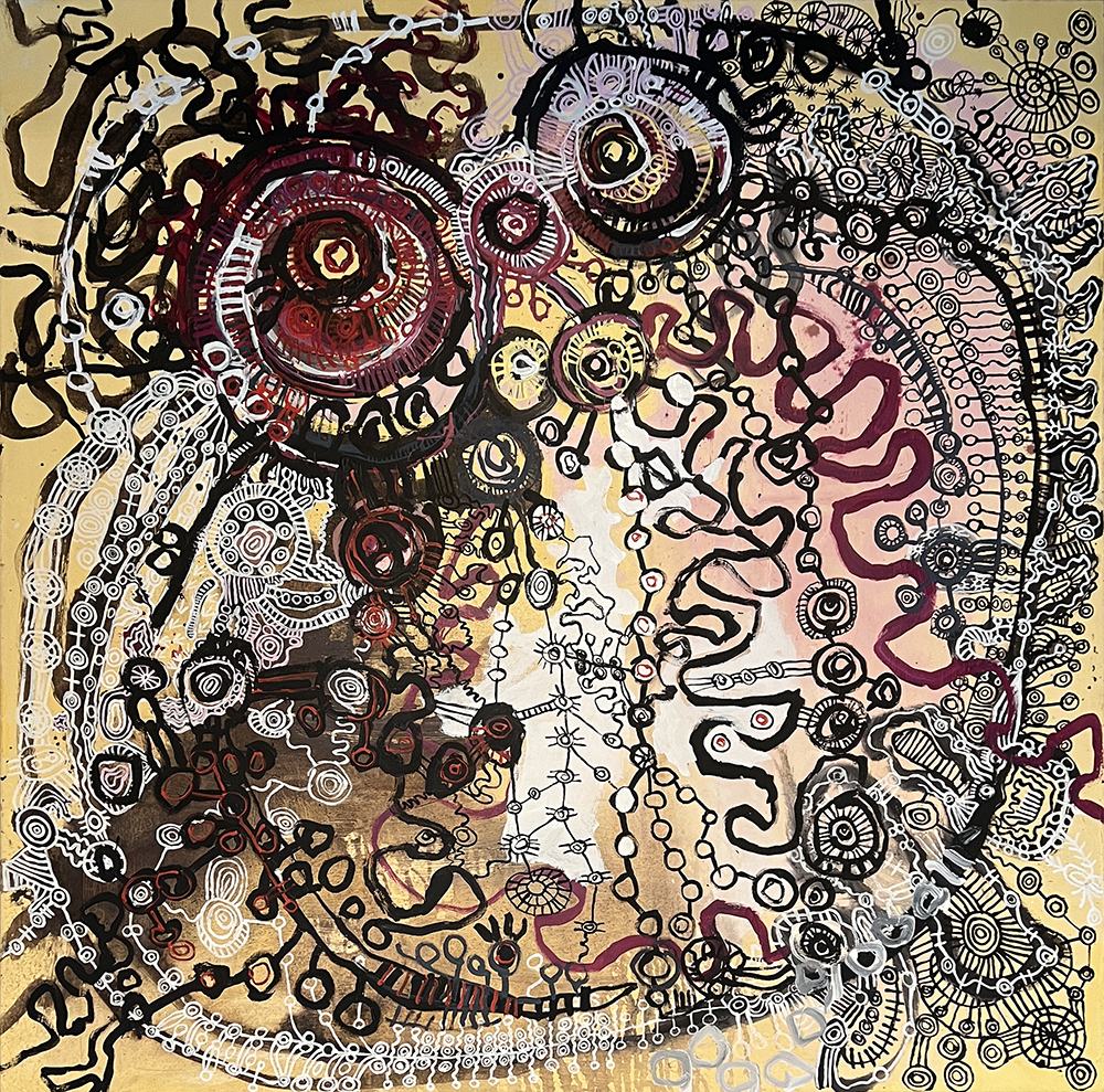 Artwork: Tjala tjukurpa Honey ant story