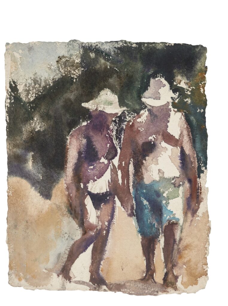 Artwork: Two Beach Figures