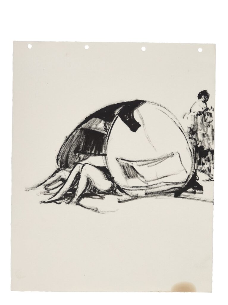 Artwork: Untitled Beach tent legs