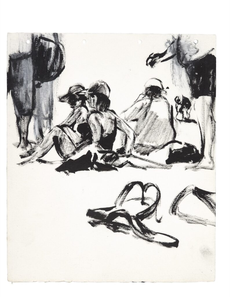 Artwork: Untitled Thongs beach figures