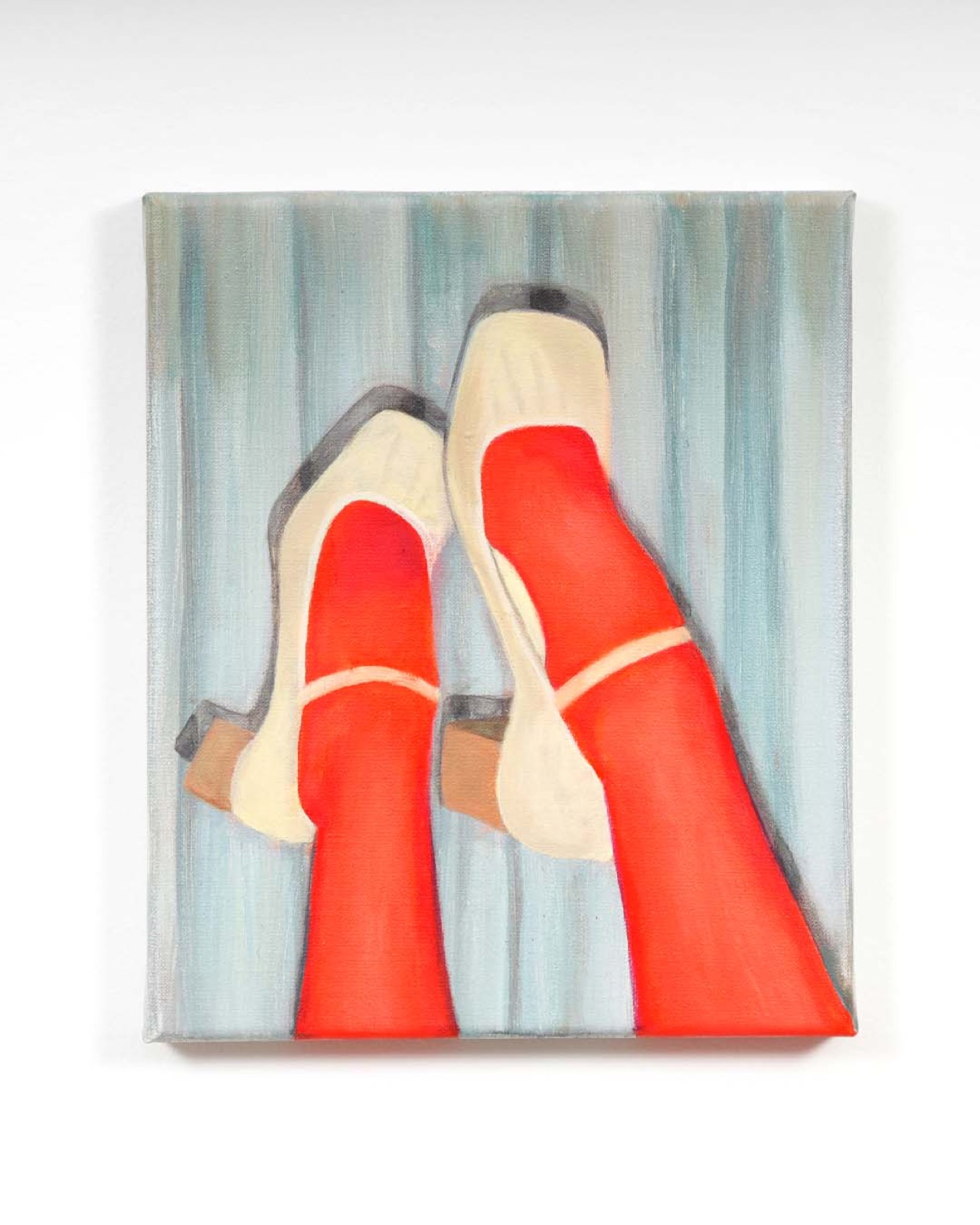 Artwork: Butter Yellow Shoes with Red Tights