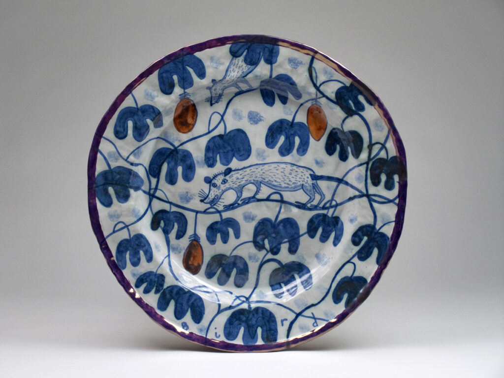 Artwork: Rats in a passion fruit vine