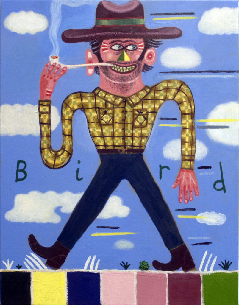 Artwork: Walking Man With Pipe