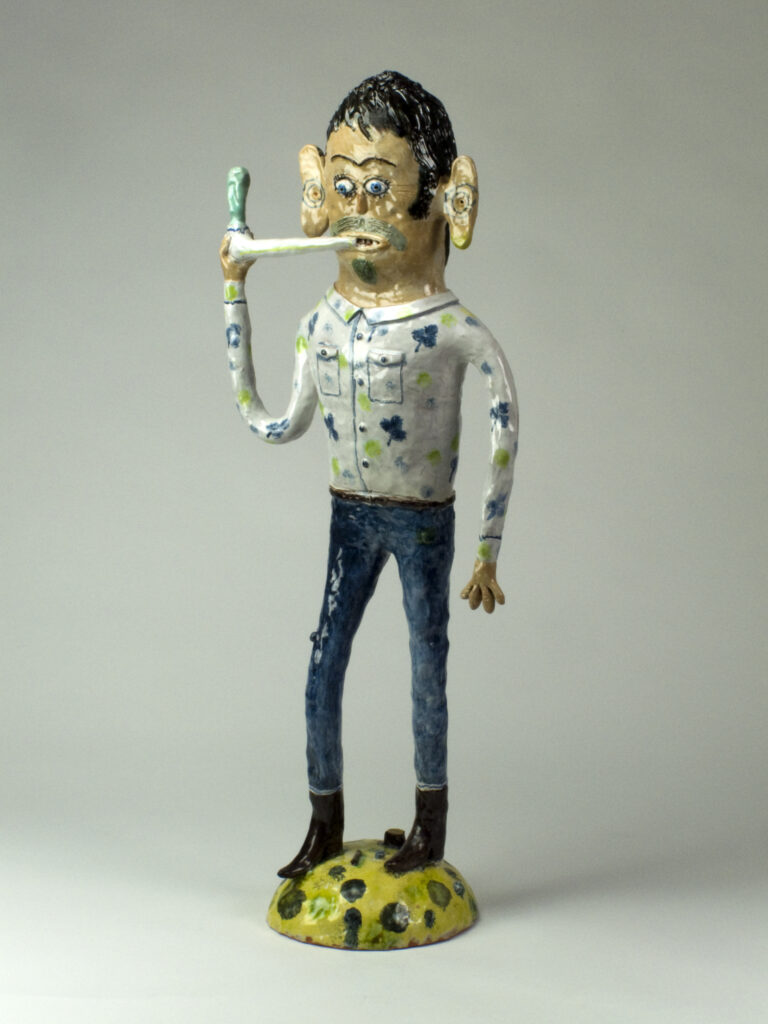 Artwork: Man with pipe