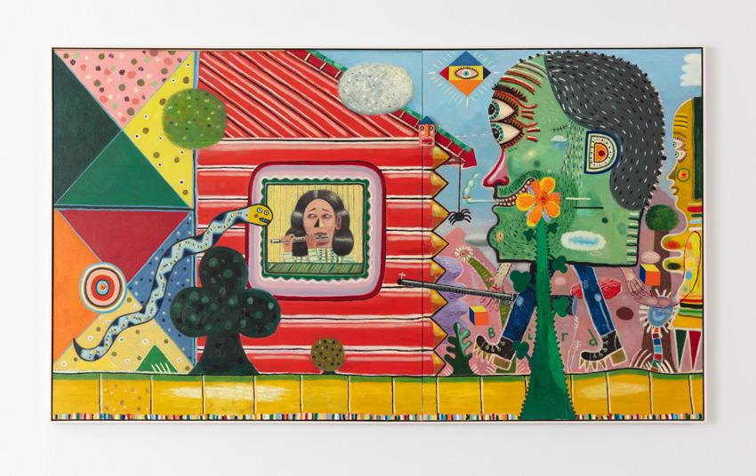 Artwork: The hunter returns home charmed by the flute but distracted by a gargoyle