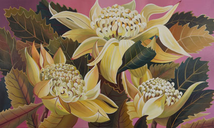 Artwork: White Waratah