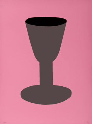Artwork: Grey Glass on Pink