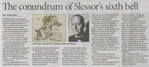 The conundrum of Slessor's sixth bell