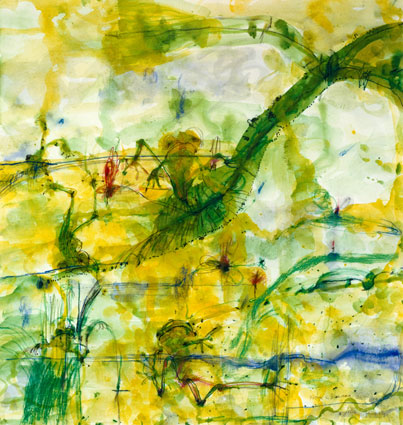 Artwork: Frogs and Banana Leaf
