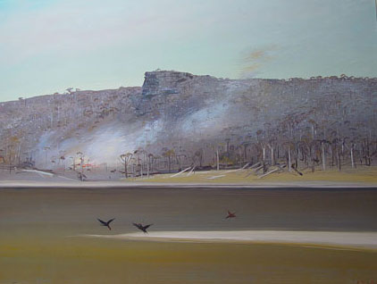 Artwork: Shoalhaven with Bushfire