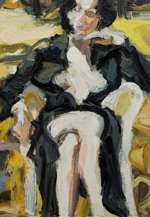 Artwork: Woman In an Open Fur Coat