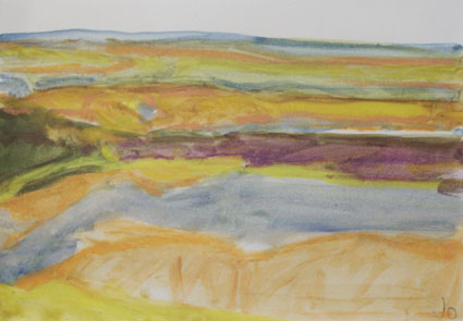 Artwork: Evening Kallakoopah Creek Simpson Desert South