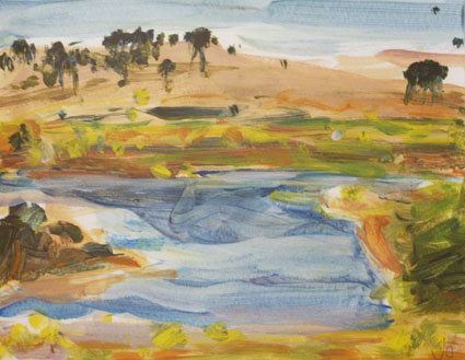 Artwork: Warburton River Waterhole