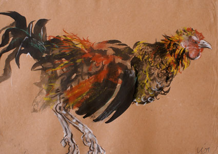 Artwork: Le Coq Brown Paper I