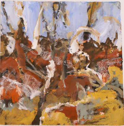 Artwork: Burnt Landscape in the Saplings Hill End
