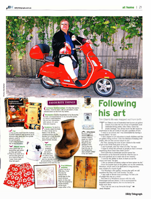 Following his Art: Tim Olsen's life was mapped out from birth