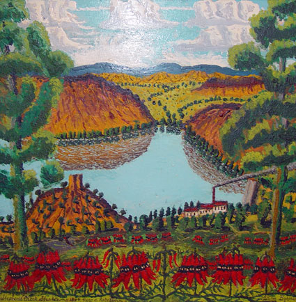 Artwork: Stephens Creek Stuarts Camp 1844