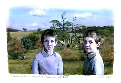 Artwork: They left in the 1982 drought they never came back