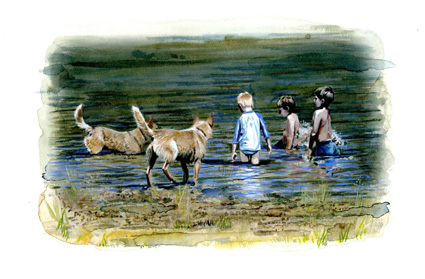 Artwork: Memory of a water hole front paddock