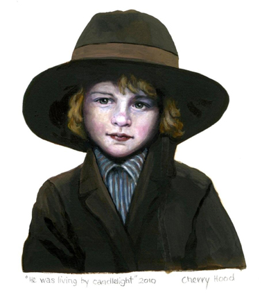 Artwork: He was living by candlelight