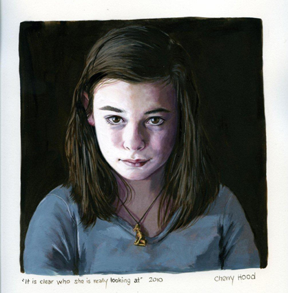 Artwork: It is clear who she is really looking at