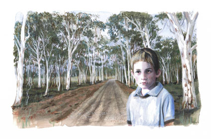 Artwork: Not quite lost on the trail home