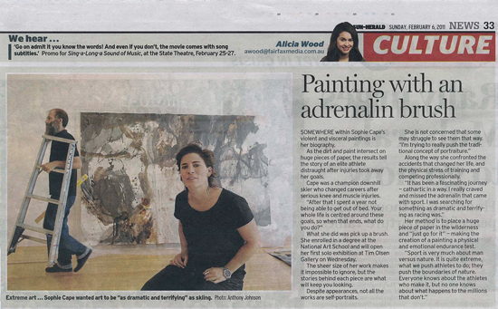 Painting with an Adrenalin Brush