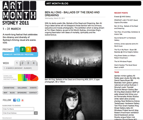 Ben Ali Ong – Ballads of the Dead and Dreaming