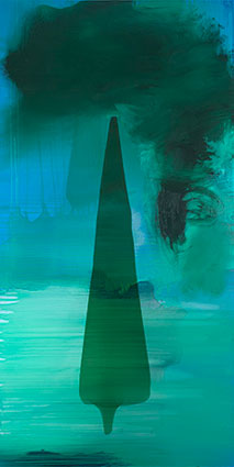 Artwork: Abstraction in acryic vinyl pigmented resin acrylic primed linen