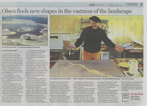 Olsen Finds New Shapes in the Vastness of the Landscape