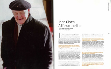 John Olsen – A Life on the Line