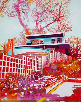 Artwork: Beverley Hills House with Jervis Bay Trees