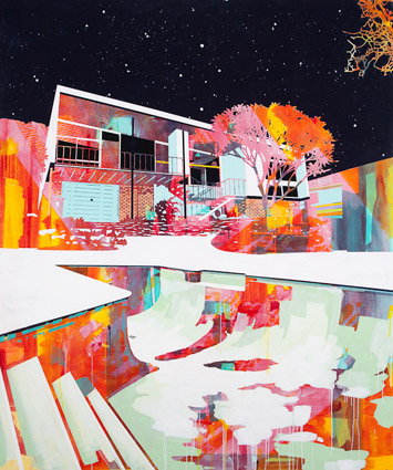 Artwork: Midnight Home Empty Green Well