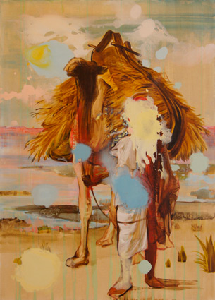 Artwork: Reworking of Goodalls Nubian Leading a Camel