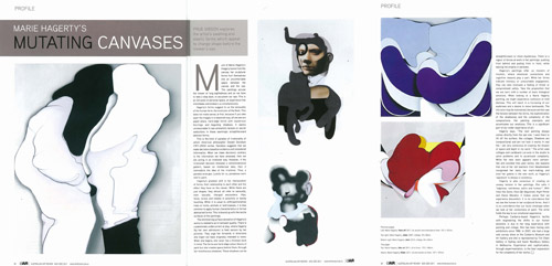 Marie Hagerty's Mutating Canvases