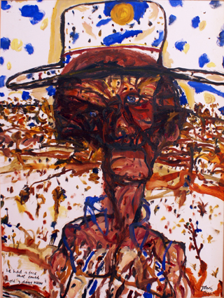 Artwork: He Had a Face that Could Hold 3 Days Rain