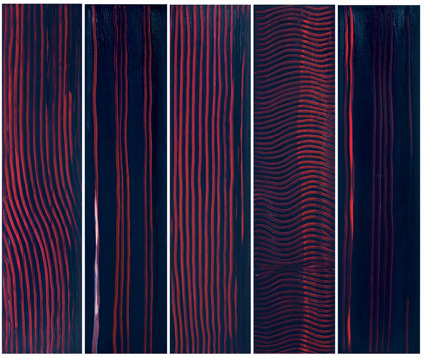 Artwork: Them old girls yarn how they travel at night village to village