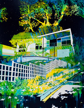 Artwork: Stars Over Nest and Fence