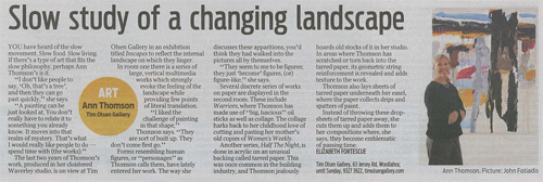 Slow study of a changing landscape