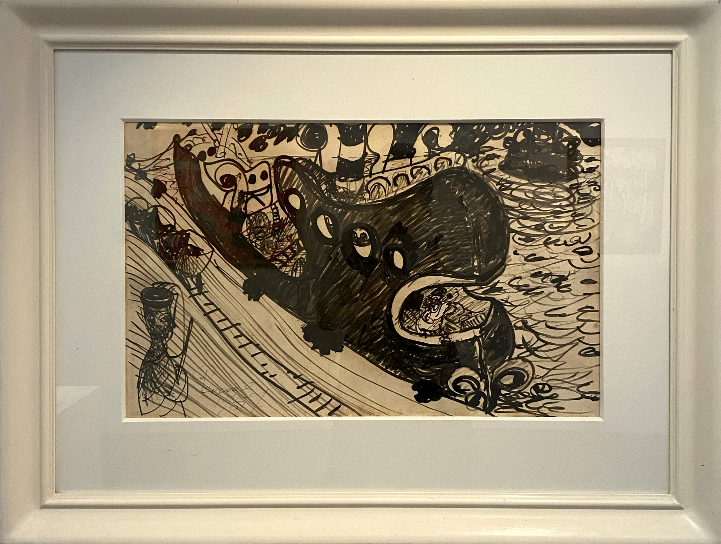 Artwork: The Tugboat Metamorphosing Whale