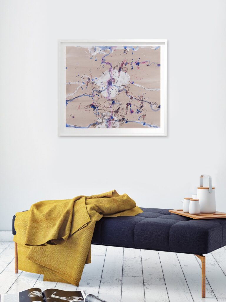 Artwork: Lake Eyre Birds Leaving