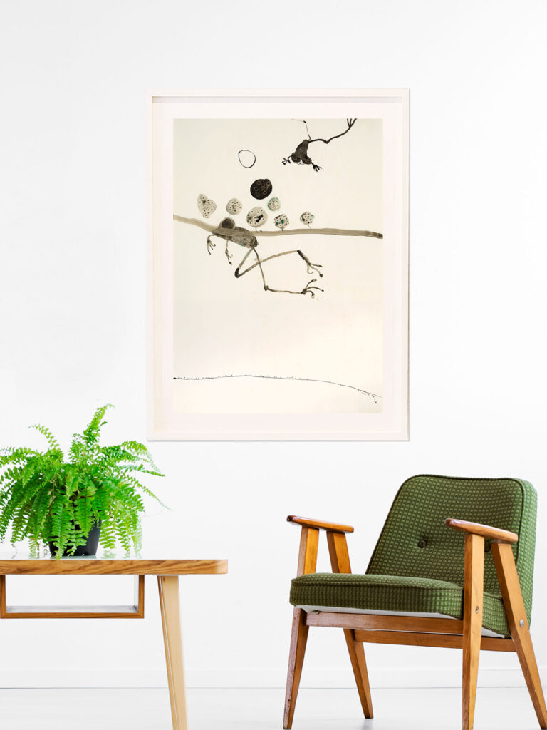 Artwork: Frog Swimming