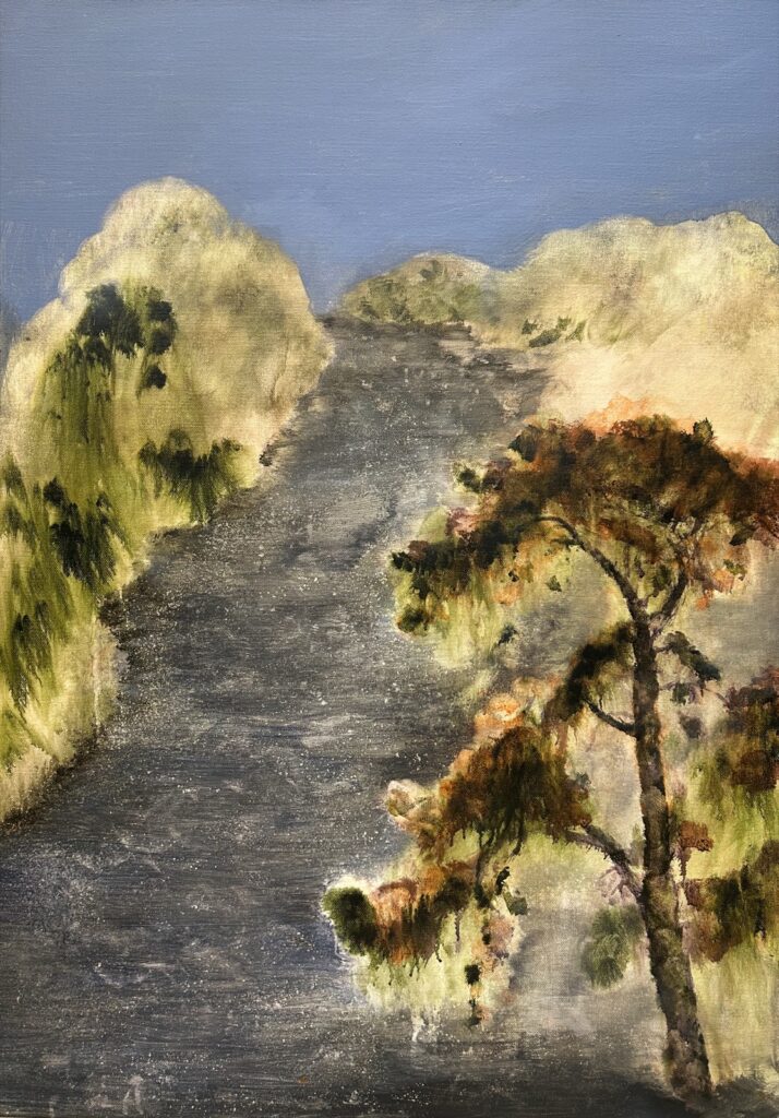 Artwork: Flooded River Trees