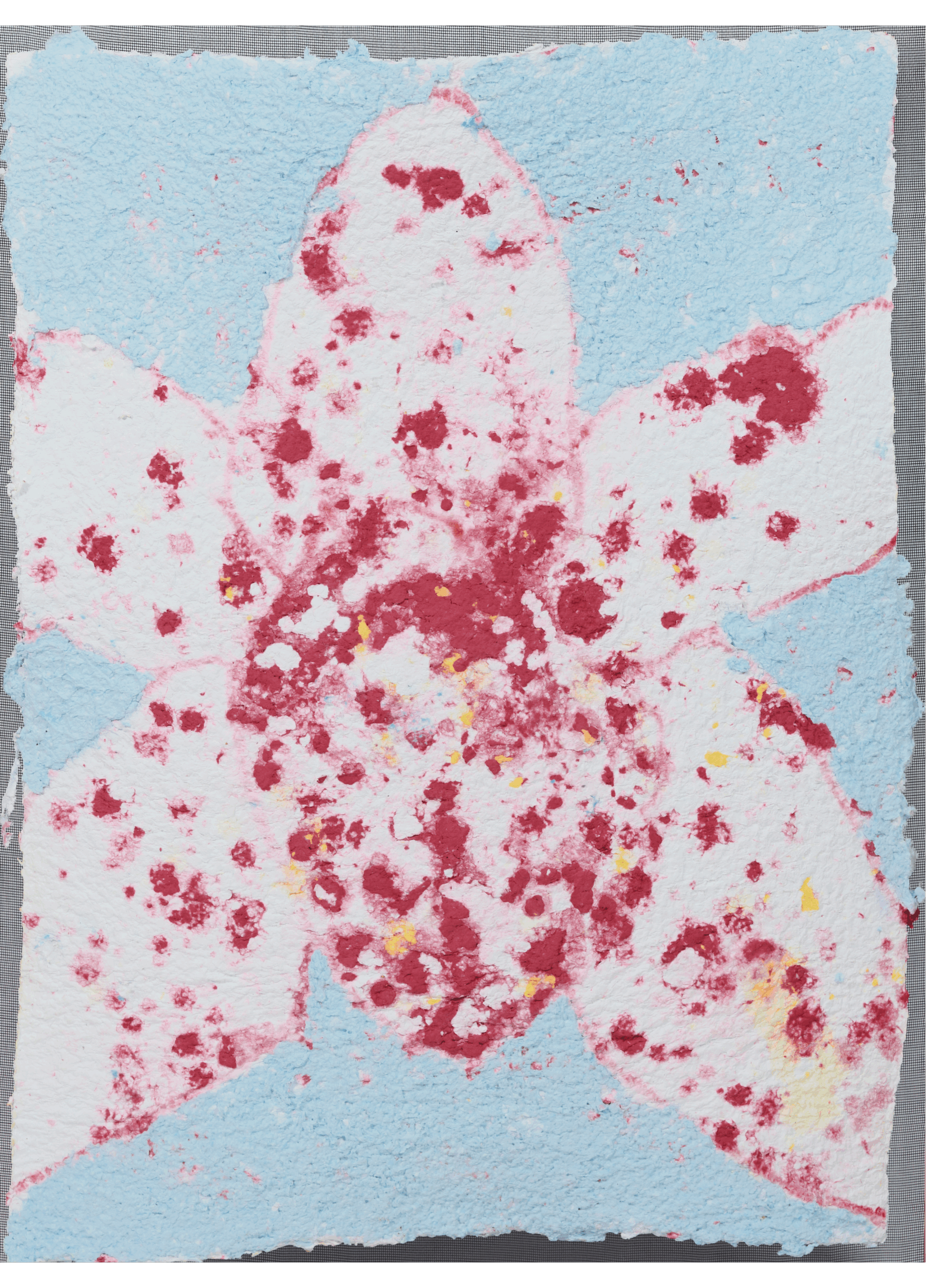 Artwork: My father’s orchid flower, blue #1